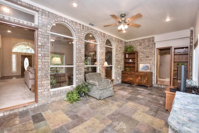 200 Nicole Way, Georgetown, TX 78633 - view of patio with a ceiling fan