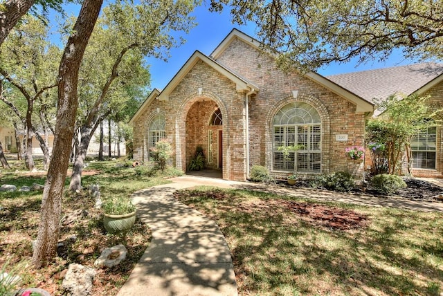 200 Nicole Way, Georgetown, TX 78633 - view of front of home with brick siding
