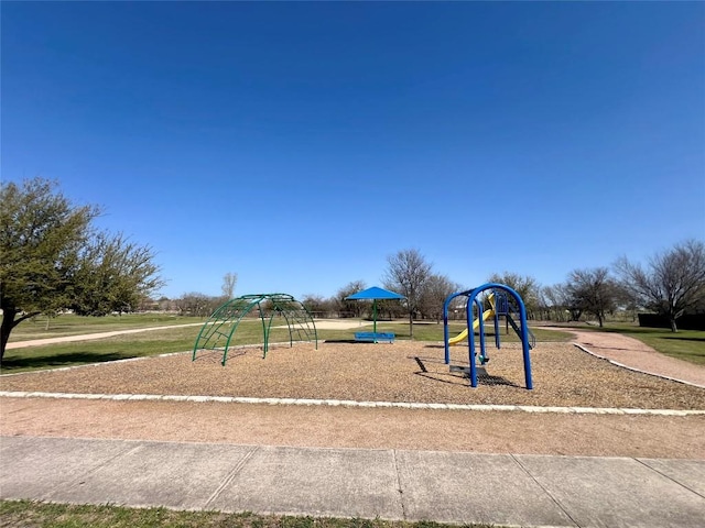 view of communal playground
