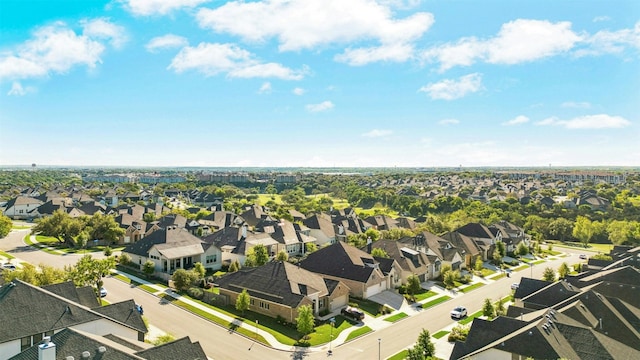 drone / aerial view featuring a residential view