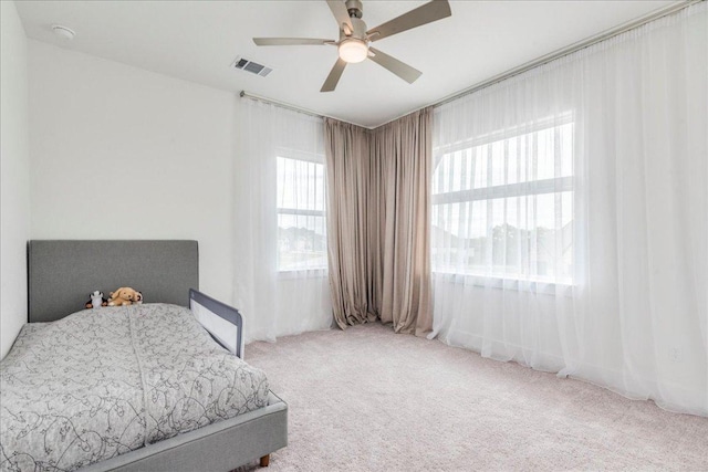 298 Canal Dr, Dripping Springs, TX 78620 - bedroom with carpet and ceiling fan