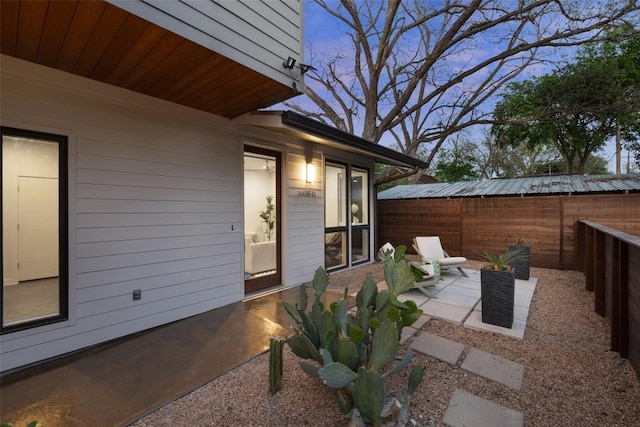 1605 Willow St Unit B, Austin, TX 78702 - exterior space featuring fence and a patio area