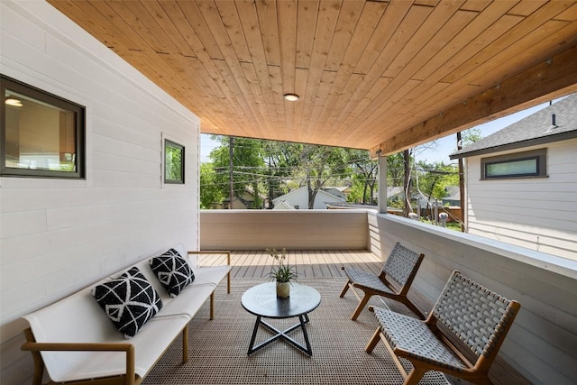 1605 Willow St Unit B, Austin, TX 78702 - view of patio featuring an outdoor living space