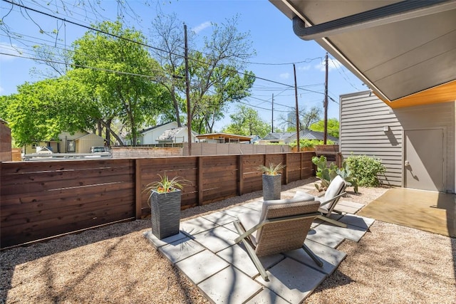 1605 Willow St Unit B, Austin, TX 78702 - view of patio / terrace featuring fence
