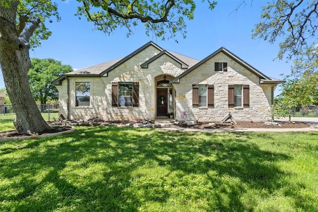 577 Shelf Rock Rd, Driftwood, TX 78619 - view of front of home with stone siding