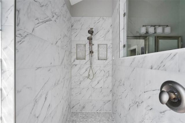 119 Maple Leaf Trl, Elgin, TX 78621 - bathroom featuring a marble finish shower