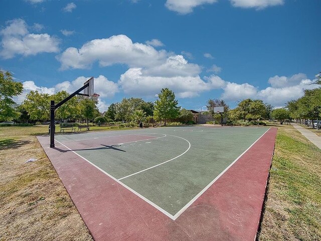 view of basketball court featuring community basketball court