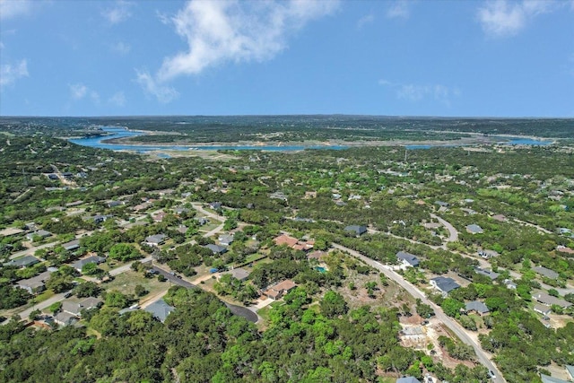 7404 Little Oak Cir, Lago Vista, TX 78645 - bird's eye view of a large body of water