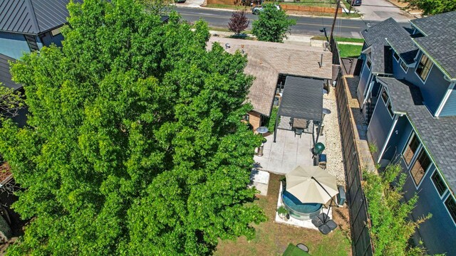 6009 Grover Ave, Austin, TX 78757 - aerial view