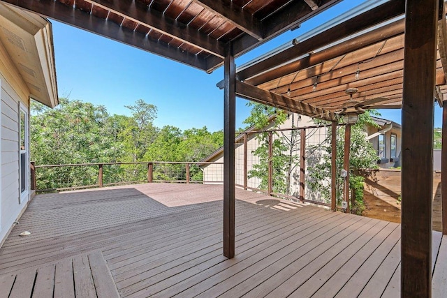 6013 Mountain Villa Dr, Austin, TX 78731 - view of wooden terrace