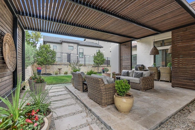 518 Doe Whisper Way, Austin, TX 78738 - view of patio with outdoor lounge area