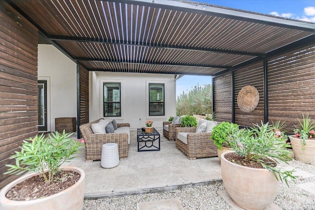 518 Doe Whisper Way, Austin, TX 78738 - view of patio with outdoor lounge area