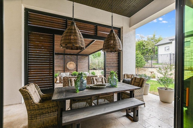 518 Doe Whisper Way, Austin, TX 78738 - view of patio / terrace with outdoor dining area