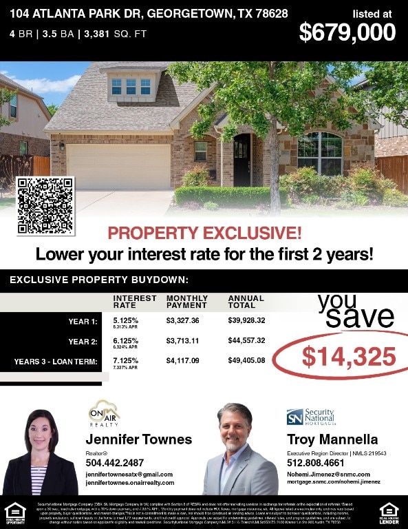 104 Atlanta Park Dr, Georgetown, TX 78628 - view of a document