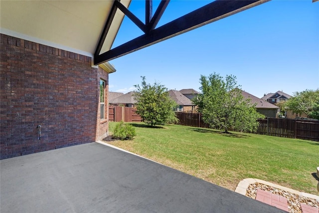 118 Bluehaw Dr, Georgetown, TX 78628 - view of yard featuring a patio area and a residential view