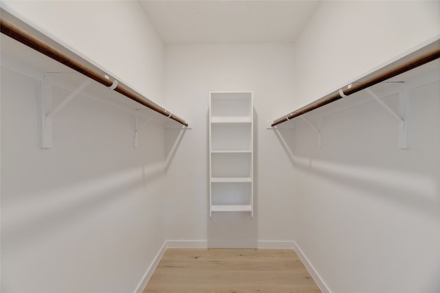 2312 Enfield Rd Unit 2, Austin, TX 78703 - walk in closet featuring light wood finished floors