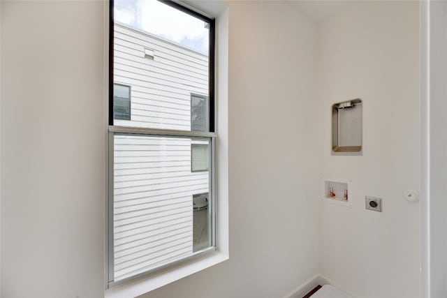2312 Enfield Rd Unit 2, Austin, TX 78703 - washroom with electric dryer hookup and hookup for a washing machine