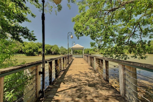 2204 Rick Whinery Dr, Austin, TX 78728 - dock area with a gazebo