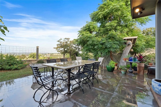 20000 Columbus Ln, Lago Vista, TX 78645 - view of patio with outdoor dining space