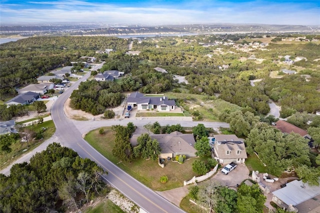20000 Columbus Ln, Lago Vista, TX 78645 - aerial overview of property's location with nearby suburban area