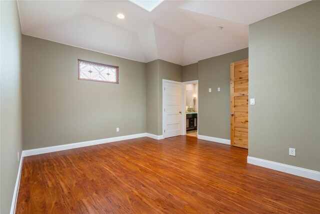 20000 Columbus Ln, Lago Vista, TX 78645 - empty room with wood finished floors and recessed lighting