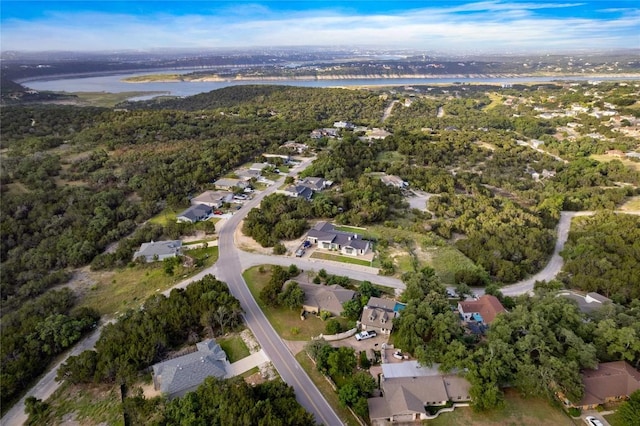 20000 Columbus Ln, Lago Vista, TX 78645 - view of property location with a large body of water and nearby suburban area