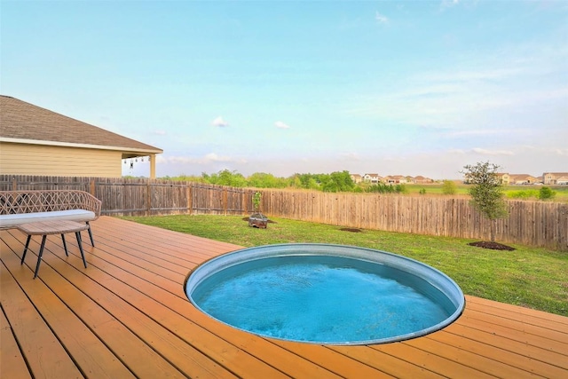 14209 Jeannette Rankin Rd, Manor, TX 78653 - view of pool featuring a wooden deck