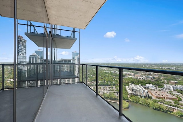 44 E Ave Unit 4302, Austin, TX 78701 - balcony featuring a city view and a water view