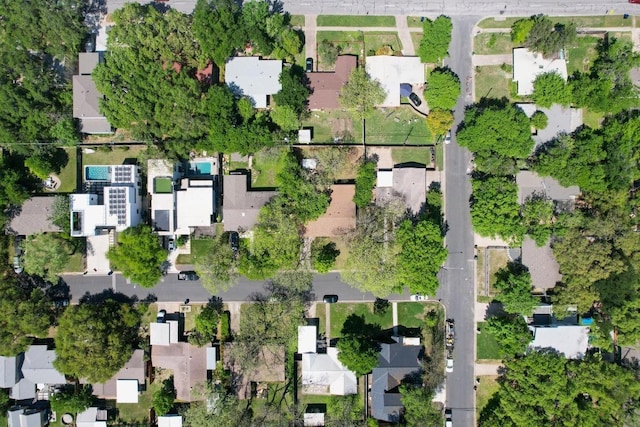 1102 Southwood Rd, Austin, TX 78704 - aerial overview of property's location with nearby suburban area