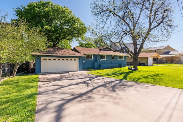 1707 Aztec Trl, Kingsland, TX 78639 - single story home with an attached garage and driveway