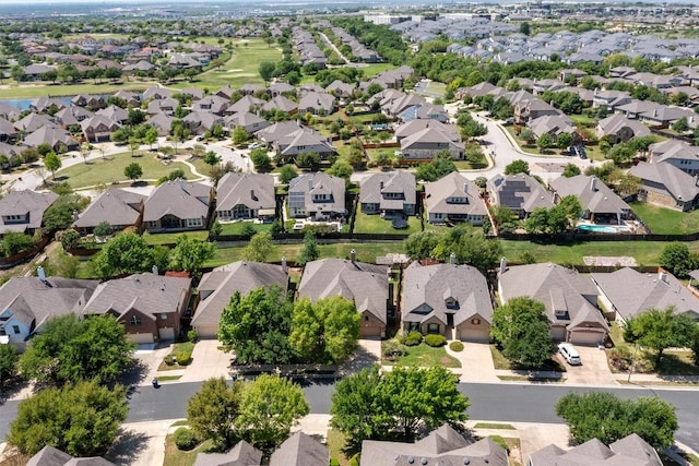 drone / aerial view featuring a residential view