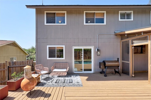 12324 Havelock Dr, Austin, TX 78759 - back of property featuring a deck