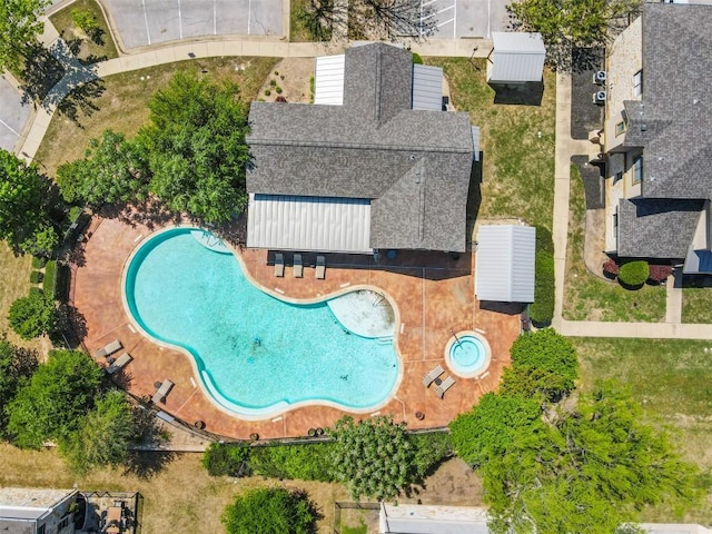 bird's eye view