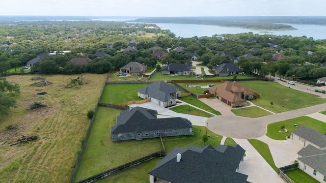 112 Vista De Luna Ln, Belton, TX 76513 - aerial view of residential area featuring a large body of water