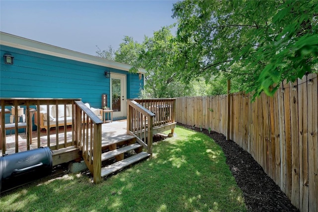 1616 Webberville Rd Unit A, Austin, TX 78721 - deck featuring a fenced backyard