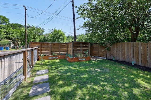 1616 Webberville Rd Unit A, Austin, TX 78721 - fenced backyard with a garden