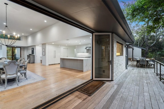 7 Rocky River Cv, West Lake Hills, TX 78746 - wooden deck with outdoor dining space