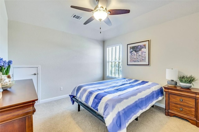 4829 Pyrenees Pass, Austin, TX 78738 - carpeted bedroom featuring baseboards and a ceiling fan