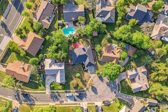 12305 Rustic Manor Ct, Austin, TX 78750 - aerial overview of property's location with nearby suburban area and a pool