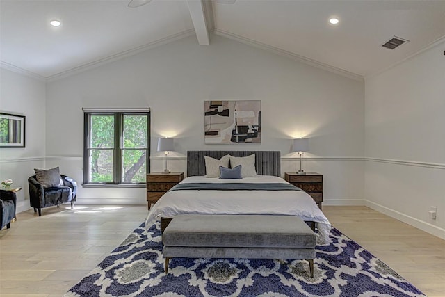3502 Native Dancer Cv, Austin, TX 78746 - bedroom with wood finished floors, recessed lighting, crown molding, and baseboards