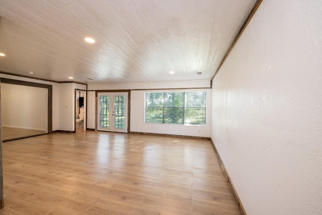 1229 State Highway 304, Gonzales, TX 78629 - unfurnished room featuring light wood-style floors and recessed lighting
