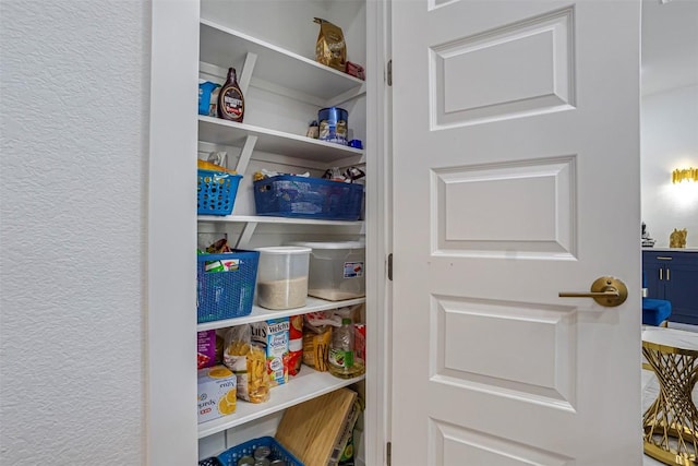 view of pantry