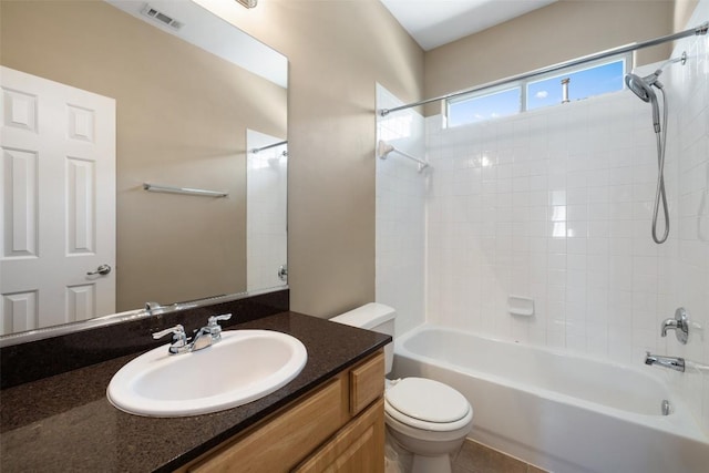 6220 Seville Dr, Austin, TX 78724 - bathroom with vanity and washtub / shower combination