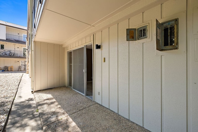 500 E Riverside Dr Unit 146, Austin, TX 78704 - view of patio featuring electric panel