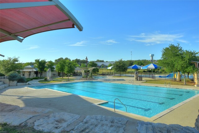 1812 Buffalo Thunder, Leander, TX 78641 - view of community pool