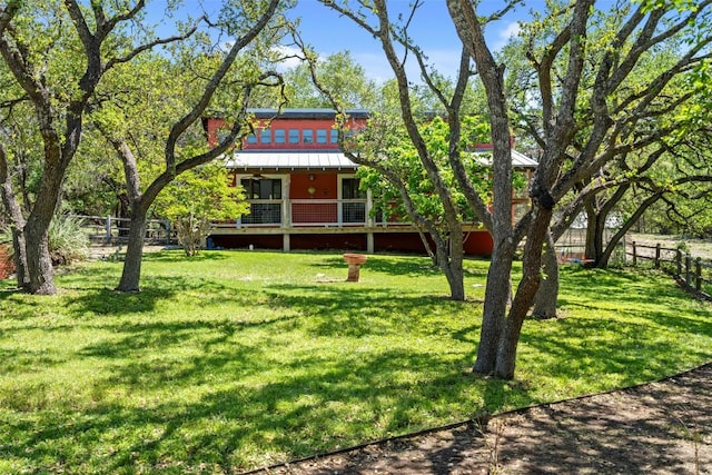 1005 Lisa Dr, Austin, TX 78733 - back of house featuring a metal roof