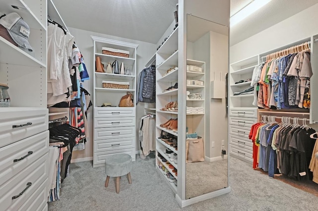650 Ledge Stone Dr, Austin, TX 78737 - walk in closet featuring carpet flooring