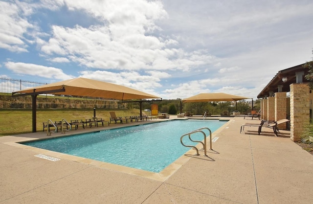 650 Ledge Stone Dr, Austin, TX 78737 - community pool featuring a patio area