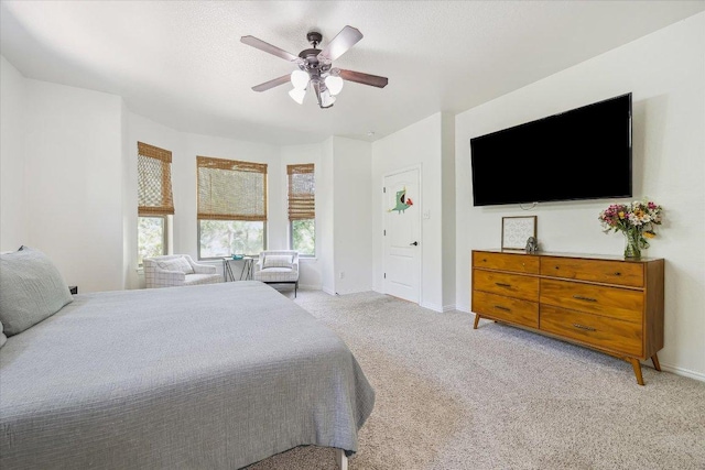 12907 Gordons Hvn, San Antonio, TX 78253 - bedroom featuring light carpet and a ceiling fan