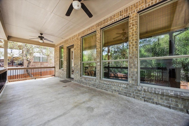 12907 Gordons Hvn, San Antonio, TX 78253 - view of patio / terrace with a ceiling fan